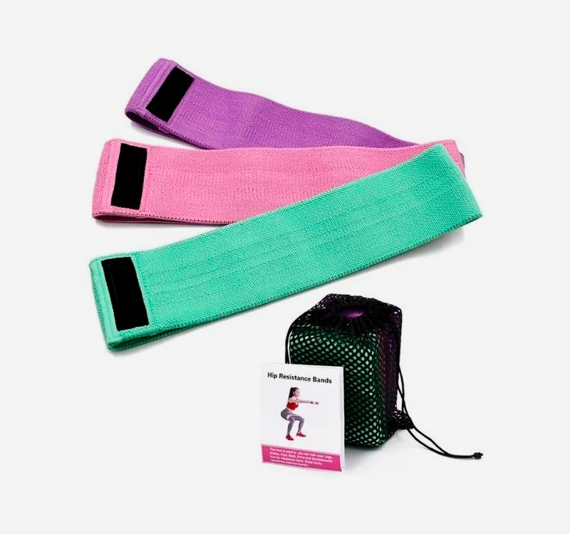 Bandas elásticas de tela Hip Band