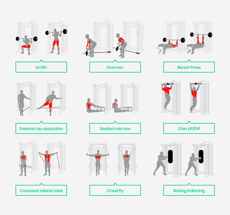 Smith Trainer Multifunci?n GymHome Gold 101 - Imagen 3